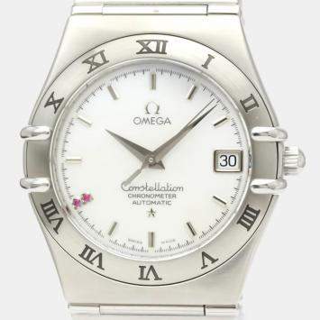 Pre Owned Omega MOP Stainless Steel Constellation Ruby LTD Edition 1516.76 Men's Wristwatch 36 mm
