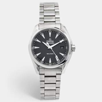 Pre Owned Omega Grey Stainless Steel Seamaster Aqua Terra 231.10.39.60.06.001 Men's Wristwatch 38.5 mm 