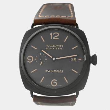 Panerai Black Ceramic Radiomir Black Seal PAM00505 Men's Wristwatch 45 mm