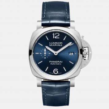 Panerai Luminor Marina PAM01393 Automatic Blue Stainless Steel Men's Wristwatch 42mm