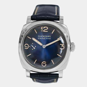 Pre Owned Panerai Radiomir PAM00932 Manual Winding Stainless Steel Men's Wristwatch 47 mm
