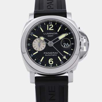 Pre Owned Panerai Luminor PAM01088 Automatic Black Stainless Steel Men's Wristwatch 44 mm