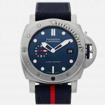 مملوكة مسبقًا Pre-Owned Panerai Submersible QuarantaQuattro Luna Rossa PAM 1391