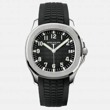 Pre Owned Patek Philippe Aquanaut 5167A Automatic Black Stainless Steel Men's Wristwatch 40 mm