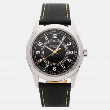 Pre Owned Pre-Owned Patek Philippe Calatrava Date Sweep Seconds 6007G-001 40 mm