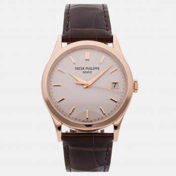 Pre Owned Pre-Owned Patek Philippe Calatrava 5296R-010 Automatic Men's Watch 38 mm