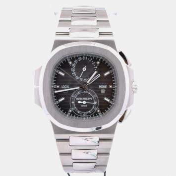 Pre Owned Patek Philippe Nautilus 5990/1A-001 Grey Stainless Steel Automatic Men Wristwatch 40.5mm