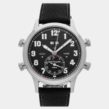 Pre Owned Patek Philippe Grand Complications 5520P-001 Black Platinum Automatic Men's Watches 42mm