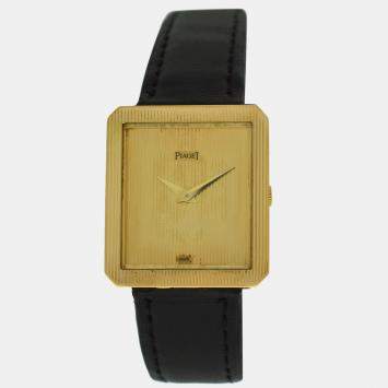 Piaget Gold Yellow gold Protocole 9154 Manual Winding Men's Wristwatch 25mm
