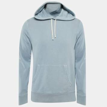 مملوكة مسبقًا Polo Ralph Lauren Blue Cotton Hoodie S