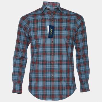 Pre Owned Polo Ralph Lauren Multicolor Checkered Cotton Classic Fit  Shirt XS