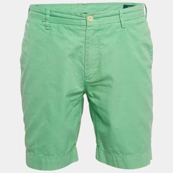 مملوكة مسبقًا Polo Ralph Lauren Green Cotton Chino Shorts L