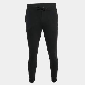 Pre Owned Polo Ralph Lauren Black Cotton Blend Knit Trackpants S 