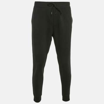 Pre Owned Polo Ralph Lauren Black Jersey Jogger Pants XL
