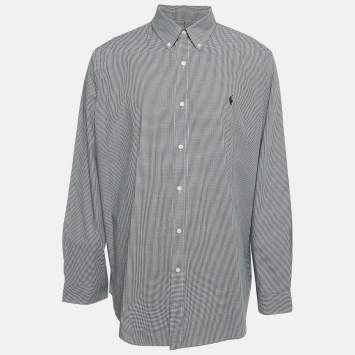 Polo Ralph Lauren Black/Red Logo Long Sleeve Shirt M Ralph