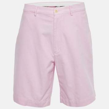 Pre Owned Polo Ralph Lauren Pink Cotton Shorts M
