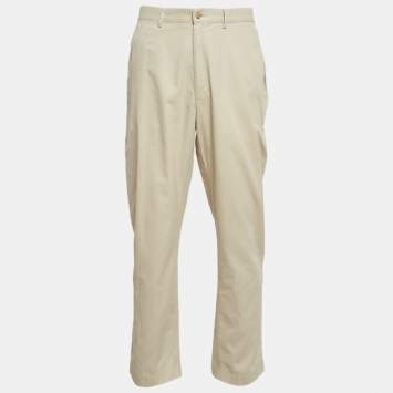 Pre Owned Polo Ralph Lauren Beige Gabardine Regular Fit Pants XL