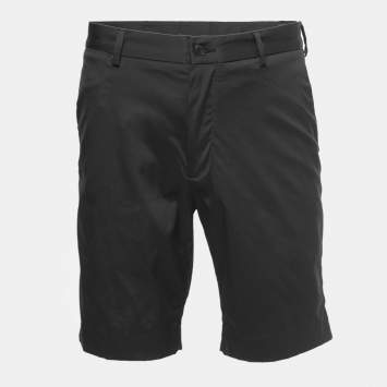 مملوكة مسبقًا Polo Ralph Lauren Black Synthetic Stretch Classic Fit Shorts M