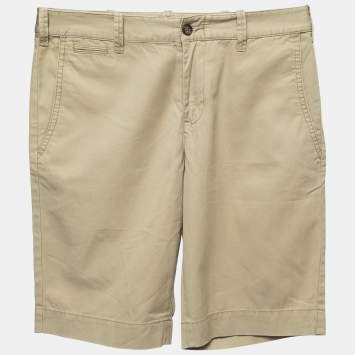 Pre Owned Polo Ralph Lauren Beige Cotton Shorts S