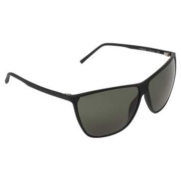 Pre Owned Porsche Design Black Acetate P8612 Square Sunglasses