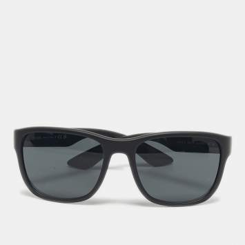 Pre Owned Prada Sport Black SPS01U Wayfarer Sunglasses