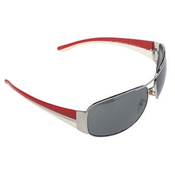 Pre Owned Prada Sport Red/White Acetate SPR75G Sunglasses