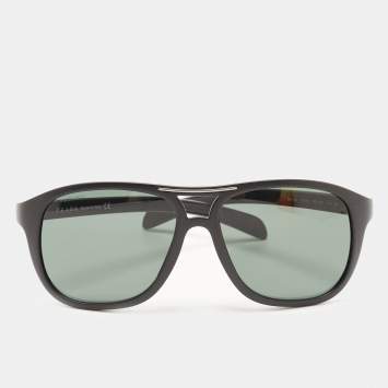 Pre Owned Prada Sport Black SPS 061 Aviator Sunglasses