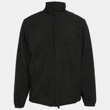 Pre Owned Prada Sport Black Synthetic High Neck  Zip-Up Jacket L