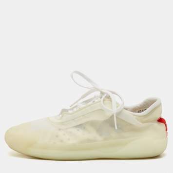 Prada Sport x Adidas Cream Mesh and Rubber ,Luna Rosa Sneakers Size 41.5