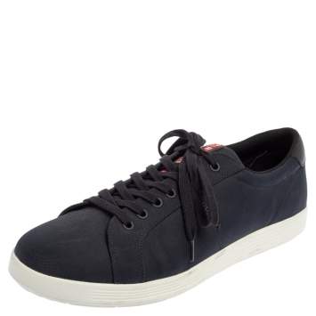 Pre Owned Prada Sport Navy Blue  Lace Low Top Sneakers Size 45