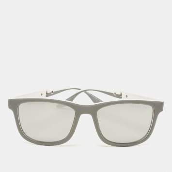 Pre Owned Prada Sport White/Grey Linea Rossa Polarized Sunglasses