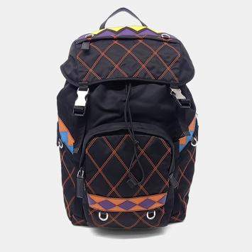 Pre Owned Prada Multicolor Nylon Tessuto Backpack