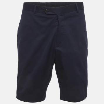Pre Owned Prada Navy Blue Cotton Chino Shorts XXXL