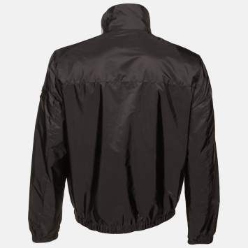 Prada Green Metal Triangle Leather Bomber Jacket XS Prada | TLC