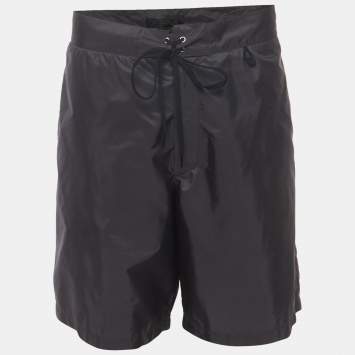 Pre Owned Prada Grey Nylon Swim Shorts XXL
