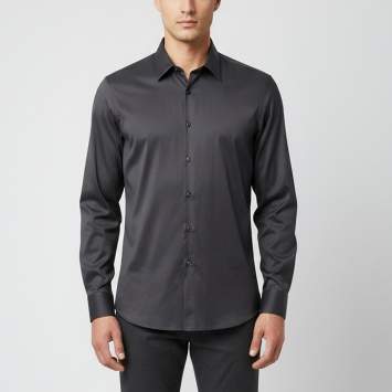Pre Owned Prada Black Stretch Poplin Slim Fit Shirt XL