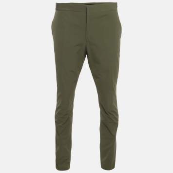 Pre Owned Prada Green Syntenic Regular Fit Trouser XL 