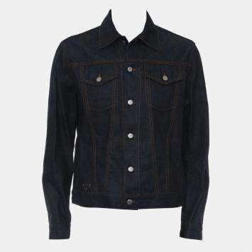 Pre Owned Prada Button Up Denim Jacket L