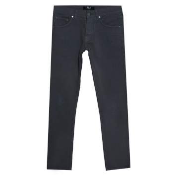 Pre Owned RAF by Raf Simons Shadow Grey Denim Distressed Slim Fit Jeans M