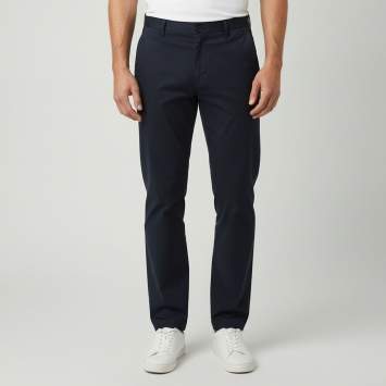 Pre Owned Ralph Lauren Navy Blue Cotton Trousers XXXL