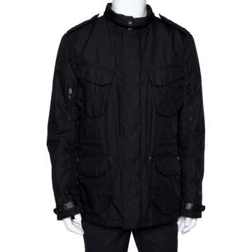 Pre Owned Ralph Lauren Black Button Front Escape Jacket L