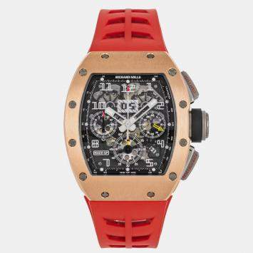 Pre Owned Pre-Owned Richard Mille RM 011 Chronograph "Felipe Massa" RM011 AJ RG Automatic 50 mm x40 mm
