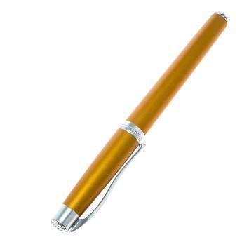 مملوكة مسبقًا Roberge Orbite 2 Diamond Grey and Yellow Ochre Aluminium Rollerball Pen