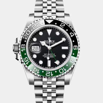 Pre Owned Rolex Gmt Master II 126720 VTNR Sprite Black Stainless Steel Automatic Men's Wristwatch 40mm