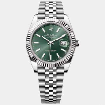 Rolex -18K White Gold and Stainless Steel automatic Datejust 41 126334 41 mm