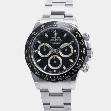 Rolex Black Stainless Steel Cosmograph Daytona 116500LN Automatic Men's Wristwatch 40 mm