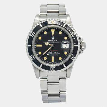 Rolex Submariner 1680 Automatic Black Stainless Steel Men's Wristwatch 40mm