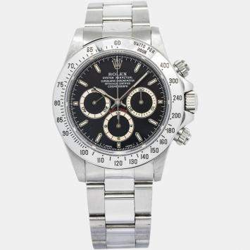 Rolex Daytona 16520 Automatic Black Stainless Steel Men's Wristwatch 40mm