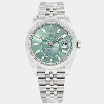 Rolex Sky-Dweller 336934 Automatic Green Stainless Steel Men's Wristwatch 42mm