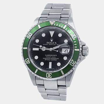 Rolex Submariner 16610V Automatic Black Stainless Steel Men's Wristwatch 40 mm